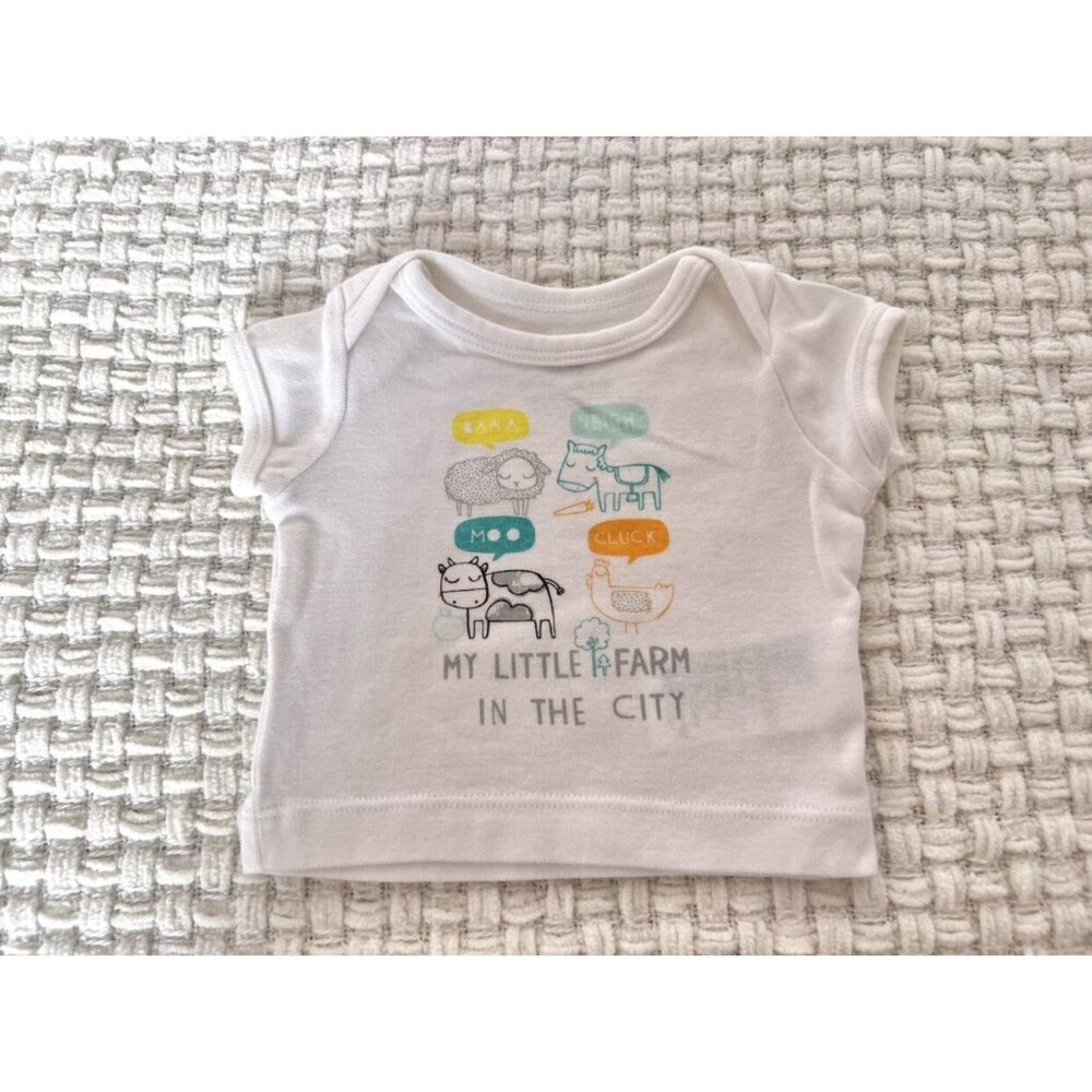 H&M Organic Farm Animals Tee